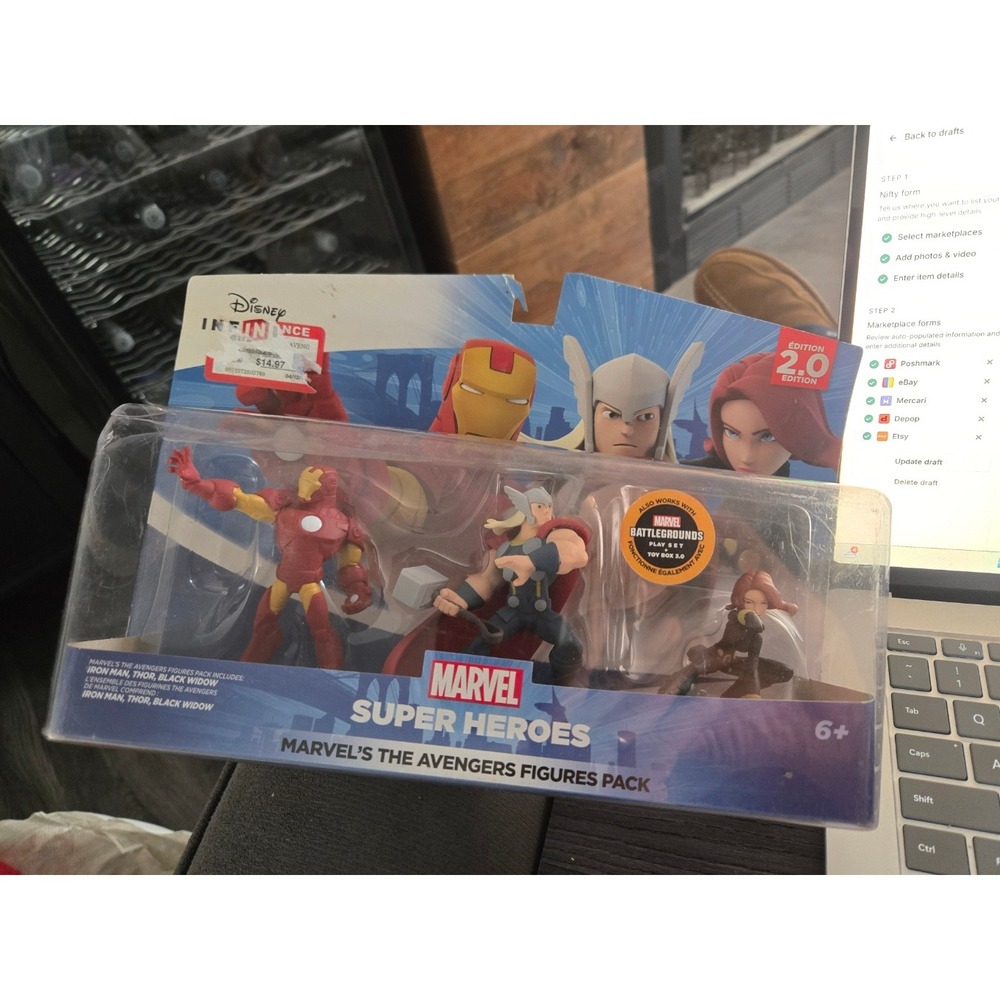 Disney Infinity 2.0 Marvel Super‎ Heroes: The Avengers Figures Pack